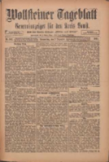 Wollsteiner Tageblatt: Generalanzeiger f&uuml;r den Kreis Bomst: mit der Gratis-Beilage: "Bl&auml;tter und Bl&uuml;ten" 1911.12.07 Nr287