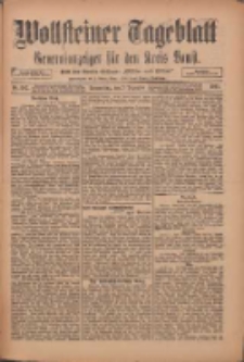 Wollsteiner Tageblatt: Generalanzeiger für den Kreis Bomst: mit der Gratis-Beilage: "Blätter und Blüten" 1911.12.07 Nr287