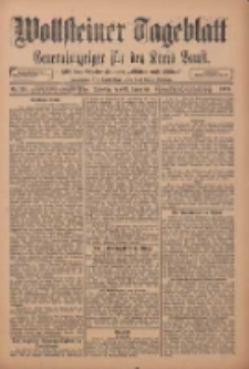 Wollsteiner Tageblatt: Generalanzeiger f&uuml;r den Kreis Bomst: mit der Gratis-Beilage: "Bl&auml;tter und Bl&uuml;ten" 1911.12.12 Nr291