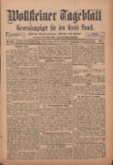 Wollsteiner Tageblatt: Generalanzeiger f&uuml;r den Kreis Bomst: mit der Gratis-Beilage: "Bl&auml;tter und Bl&uuml;ten" 1911.12.14 Nr293