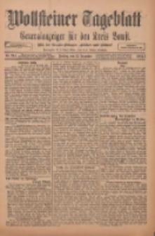 Wollsteiner Tageblatt: Generalanzeiger für den Kreis Bomst: mit der Gratis-Beilage: "Blätter und Blüten" 1911.12.15 Nr294