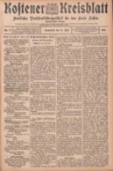 Kostener Kreisblatt: amtliches Veröffentlichungsblatt für den Kreis Kosten 1906.06.23 Jg.41 Nr75