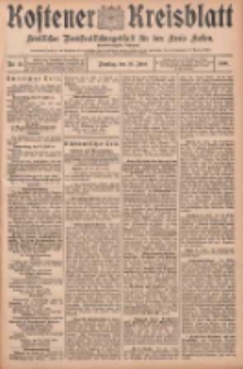 Kostener Kreisblatt: amtliches Veröffentlichungsblatt für den Kreis Kosten 1906.06.26 Jg.41 Nr76
