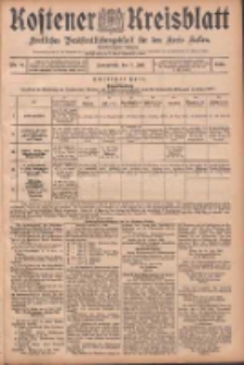 Kostener Kreisblatt: amtliches Ver&ouml;ffentlichungsblatt f&uuml;r den Kreis Kosten 1906.07.07 Jg.41 Nr81