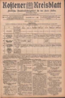 Kostener Kreisblatt: amtliches Veröffentlichungsblatt für den Kreis Kosten 1906.07.07 Jg.41 Nr81