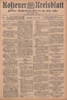 Kostener Kreisblatt: amtliches Veröffentlichungsblatt für den Kreis Kosten 1906.07.12 Jg.41 Nr83