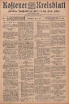 Kostener Kreisblatt: amtliches Ver&ouml;ffentlichungsblatt f&uuml;r den Kreis Kosten 1906.07.12 Jg.41 Nr83
