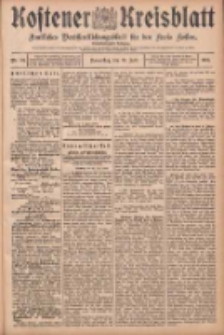 Kostener Kreisblatt: amtliches Veröffentlichungsblatt für den Kreis Kosten 1906.07.26 Jg.41 Nr89