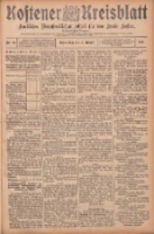 Kostener Kreisblatt: amtliches Ver&ouml;ffentlichungsblatt f&uuml;r den Kreis Kosten 1906.08.02 Jg.41 Nr92