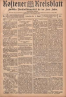 Kostener Kreisblatt: amtliches Ver&ouml;ffentlichungsblatt f&uuml;r den Kreis Kosten 1906.08.11 Jg.41 Nr96