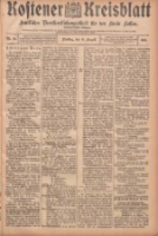 Kostener Kreisblatt: amtliches Ver&ouml;ffentlichungsblatt f&uuml;r den Kreis Kosten 1906.08.14 Jg.41 Nr97