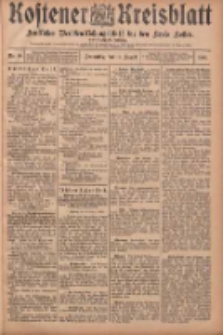 Kostener Kreisblatt: amtliches Ver&ouml;ffentlichungsblatt f&uuml;r den Kreis Kosten 1906.08.16 Jg.41 Nr98