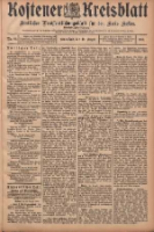 Kostener Kreisblatt: amtliches Ver&ouml;ffentlichungsblatt f&uuml;r den Kreis Kosten 1906.08.18 Jg.41 Nr99
