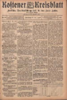 Kostener Kreisblatt: amtliches Ver&ouml;ffentlichungsblatt f&uuml;r den Kreis Kosten 1906.08.25 Jg.41 Nr102