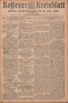 Kostener Kreisblatt: amtliches Veröffentlichungsblatt für den Kreis Kosten 1906.08.30 Jg.41 Nr104
