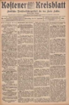 Kostener Kreisblatt: amtliches Ver&ouml;ffentlichungsblatt f&uuml;r den Kreis Kosten 1906.09.13 Jg.41 Nr110
