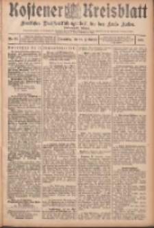 Kostener Kreisblatt: amtliches Ver&ouml;ffentlichungsblatt f&uuml;r den Kreis Kosten 1906.09.20 Jg.41 Nr113