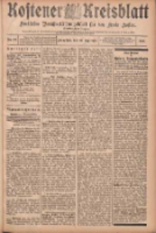 Kostener Kreisblatt: amtliches Ver&ouml;ffentlichungsblatt f&uuml;r den Kreis Kosten 1906.09.29 Jg.41 Nr117