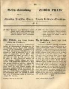 Gesetz-Sammlung f&uuml;r die K&ouml;niglichen Preussischen Staaten. 1865.02.28 No6