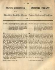 Gesetz-Sammlung f&uuml;r die K&ouml;niglichen Preussischen Staaten. 1865.03.16 No7