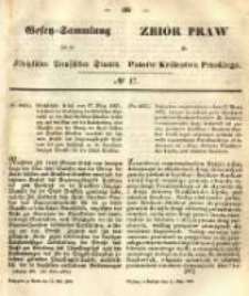 Gesetz-Sammlung f&uuml;r die K&ouml;niglichen Preussischen Staaten. 1865.05.11 No17