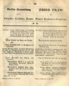 Gesetz-Sammlung f&uuml;r die K&ouml;niglichen Preussischen Staaten. 1865.05.17 No19