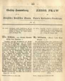 Gesetz-Sammlung für die Königlichen Preussischen Staaten. 1865.10.12 No47