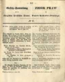 Gesetz-Sammlung für die Königlichen Preussischen Staaten. 1872.10.04 No37