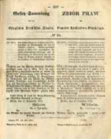 Gesetz-Sammlung f&uuml;r die K&ouml;niglichen Preussischen Staaten. 1872.10.21 No38