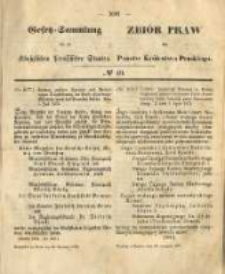 Gesetz-Sammlung f&uuml;r die K&ouml;niglichen Preussischen Staaten. 1872.11.20 No40