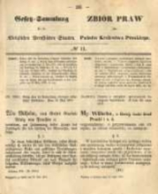 Gesetz-Sammlung für die Königlichen Preussischen Staaten. 1874.05.26 No11