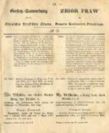 Gesetz-Sammlung f&uuml;r die K&ouml;niglichen Preussischen Staaten. 1874.06.24 No17