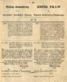 Gesetz-Sammlung für die Königlichen Preussischen Staaten. 1874.08.21 No21