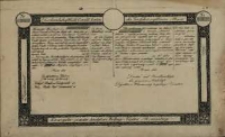 Uprzywilejowany list zastawny na talarów...