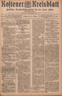 Kostener Kreisblatt: amtliches Ver&ouml;ffentlichungsblatt f&uuml;r den Kreis Kosten 1906.10.16 Jg.41 Nr124