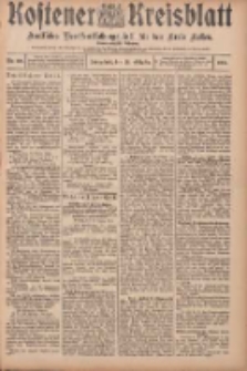 Kostener Kreisblatt: amtliches Ver&ouml;ffentlichungsblatt f&uuml;r den Kreis Kosten 1906.10.20 Jg.41 Nr126