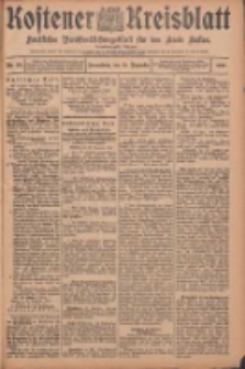 Kostener Kreisblatt: amtliches Ver&ouml;ffentlichungsblatt f&uuml;r den Kreis Kosten 1906.12.22 Jg.41 Nr153