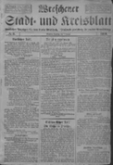 Wreschener Stadt und Kreisblatt: amtlicher Anzeiger f&uuml;r den Kreis Wreschen; Orędownik powiatowy dla powiatu Wrzesińskiego 1919.01.07 Nr2