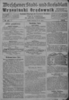 Wreschener Stadt und Kreisblatt; Wrzesiński Orędownik miejski i powiatowy: amtlicher Anzeiger f&uuml;r den Kreis Wreschen; organ urzędowy na powiat wrzesiński 1919.01.30 Nr12