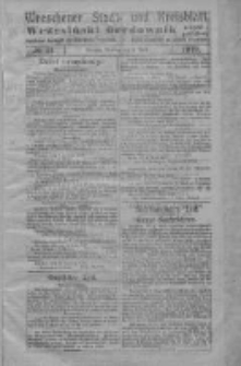 Wreschener Stadt und Kreisblatt; Wrzesiński Orędownik miejski i powiatowy: amtlicher Anzeiger f&uuml;r den Kreis Wreschen; organ urzędowy na powiat wrzesiński 1919.04.15 Nr44
