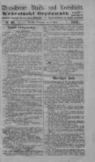 Wreschener Stadt und Kreisblatt; Wrzesiński Orędownik miejski i powiatowy: amtlicher Anzeiger f&uuml;r den Kreis Wreschen; organ urzędowy na powiat wrzesiński 1919.04.19 Nr46
