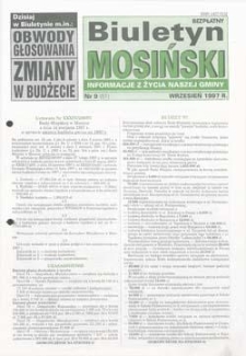 Biuletyn Mosiński 1997.09 Nr9(51)