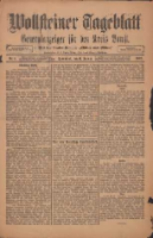 Wollsteiner Tageblatt: Generalanzeiger f&uuml;r den Kreis Bomst: mit der Gratis-Beilage: "Bl&auml;tter und Bl&uuml;ten" 1912.06.01 Nr4