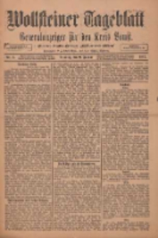 Wollsteiner Tageblatt: Generalanzeiger f&uuml;r den Kreis Bomst: mit der Gratis-Beilage: "Bl&auml;tter und Bl&uuml;ten" 1912.09.01 Nr6