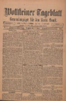 Wollsteiner Tageblatt: Generalanzeiger f&uuml;r den Kreis Bomst: mit der Gratis-Beilage: "Bl&auml;tter und Bl&uuml;ten" 1912.01.10 Nr7