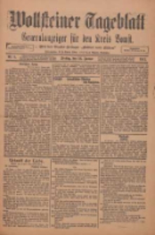 Wollsteiner Tageblatt: Generalanzeiger f&uuml;r den Kreis Bomst: mit der Gratis-Beilage: "Bl&auml;tter und Bl&uuml;ten" 1912.01.12 Nr9