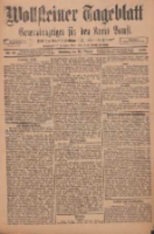 Wollsteiner Tageblatt: Generalanzeiger f&uuml;r den Kreis Bomst: mit der Gratis-Beilage: "Bl&auml;tter und Bl&uuml;ten" 1912.01.16 Nr12