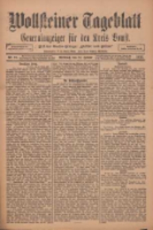 Wollsteiner Tageblatt: Generalanzeiger für den Kreis Bomst: mit der Gratis-Beilage: "Blätter und Blüten" 1912.01.17 Nr13