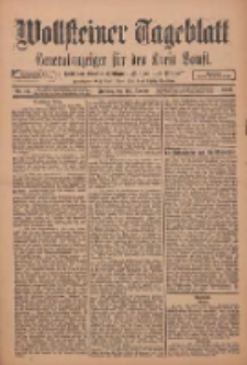 Wollsteiner Tageblatt: Generalanzeiger für den Kreis Bomst: mit der Gratis-Beilage: "Blätter und Blüten" 1912.01.19 Nr15