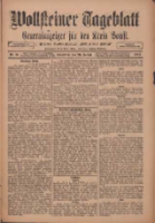 Wollsteiner Tageblatt: Generalanzeiger f&uuml;r den Kreis Bomst: mit der Gratis-Beilage: "Bl&auml;tter und Bl&uuml;ten" 1912.01.20 Nr16
